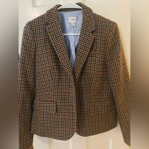 J. Crew Houndstooth Blazer | US W 8